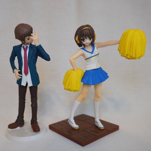 The Melancholy of Haruhi Suzumiya Anime Figure Lot - Japan Import Rare 2000s - Picture 1 of 3